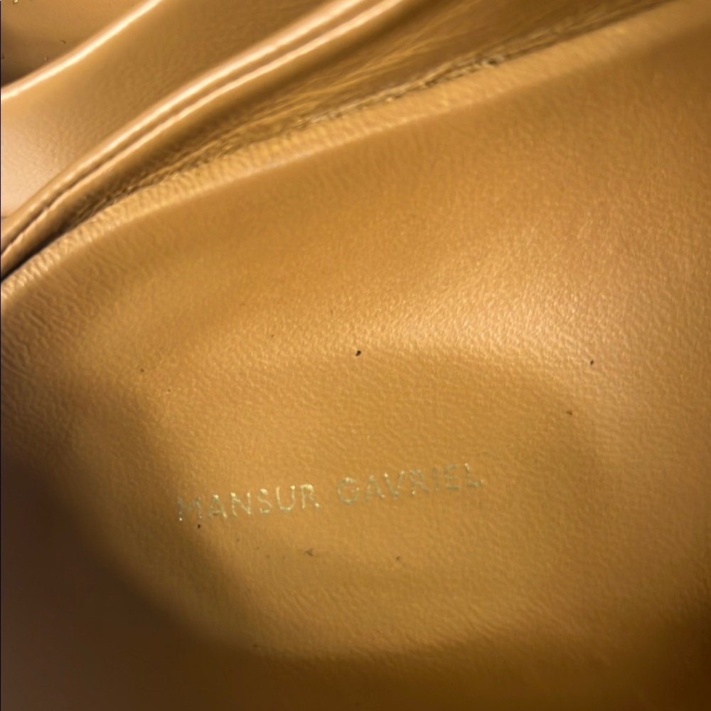 Mansur Gavriel Tan Leather Accessory - Picture 2 of 6